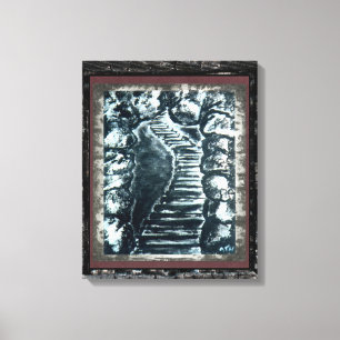 Stone Pathway Canvas Afdruk