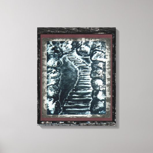 Stone Pathway Canvas Afdruk (Voorkant)