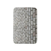 Stone Pathway Gray Cobblestone Street Sidewalk Badmat (Voorkant Verticaal)