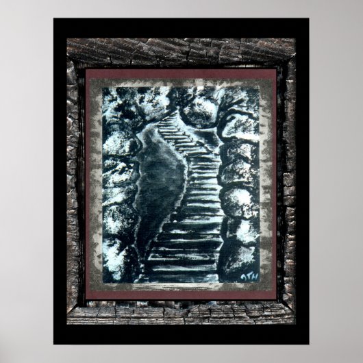 Stone Pathway Poster (Voorkant)