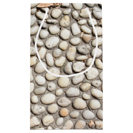 Stone Pebble Pathway Walkway Sidewalk Rocks Klein Cadeauzakje (Achterkant)