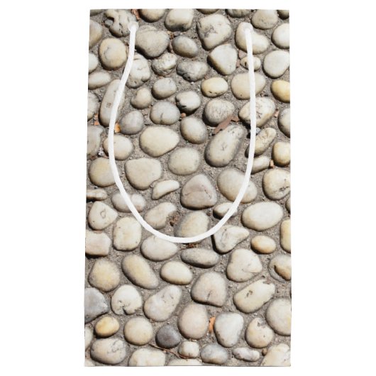 Stone Pebble Pathway Walkway Sidewalk Rocks Klein Cadeauzakje (Voorkant)