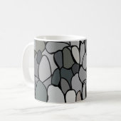 Stone Pebbles Modern Koffiemok (Voorkant links)