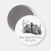 Stone School 100 ans Magnet (Recto/Verso)