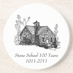 Stone School 100 jaar Onderzetter
