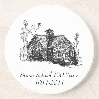 Stone School 100 jaar Onderzetter