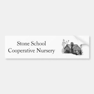 Stone School Bumpersticker