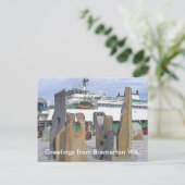 Stone Sculture Briefkaart (Staand voorkant)