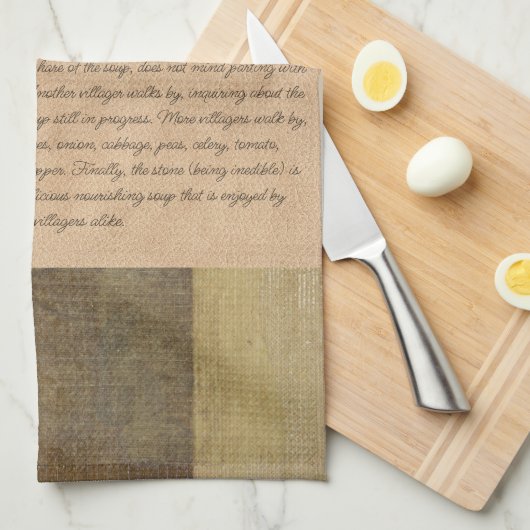 Stone Soup Folklore Treasures | Theedoek (Quarter Fold)