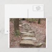 Stone Stair Path bij Herfst Creek Herfsten, TN Briefkaart (Voorkant / Achterkant)