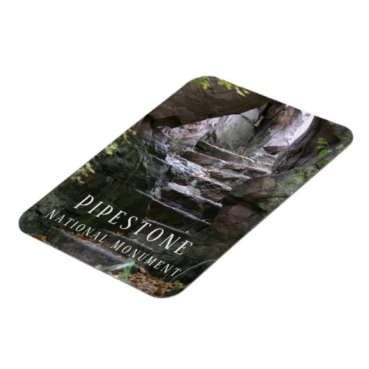 Stone Steps, Circle Trail, Pipestone, Minnesota Magneet (Linkerzijde)