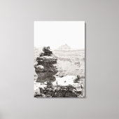 Stone Temples Canvas Afdruk (Voorkant)