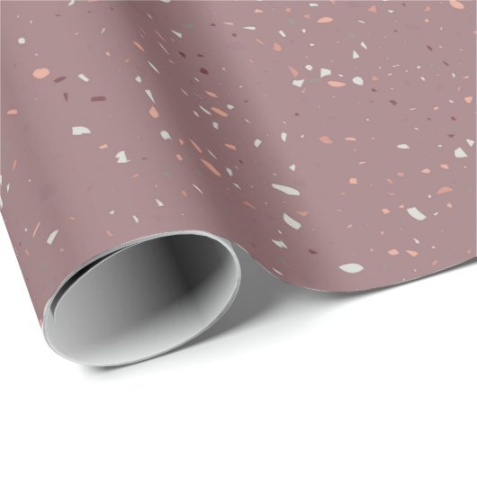 Stone Terrazzo Pattern  Cadeaupapier (Rol Hoek)