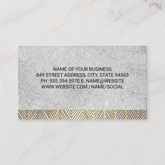 Stone texture | Trim Lux Pattern Visitekaartje (Achterkant)