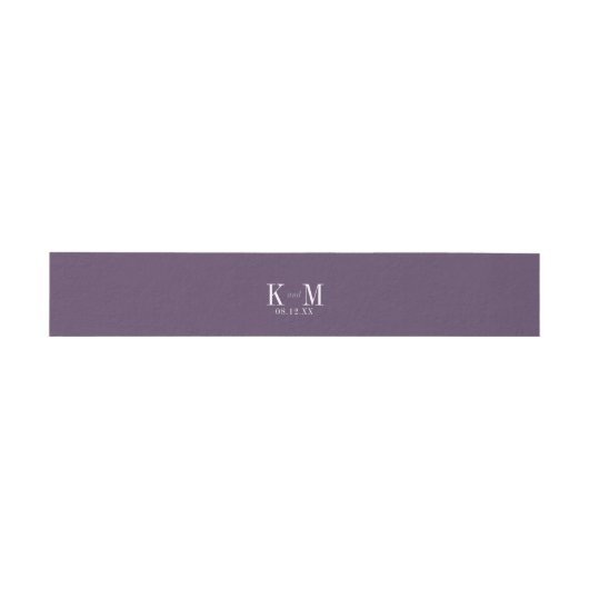 Stone Texture Wedding Amethyst ID825 Uitnodigingen Wikkel (Vlak)