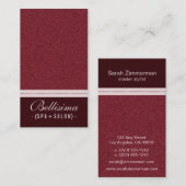 Stone Textured Merlot Visitekaartje (Voorkant / Achterkant)