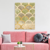 Stone Tile Design van Chariklia Zarris Canvas Afdruk (Insitu (Woonkamer))