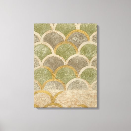 Stone Tile Design van Chariklia Zarris Canvas Afdruk (Voorkant)