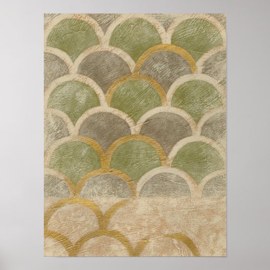 Stone Tile Design van Chariklia Zarris Poster (Voorkant)