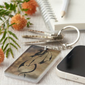 Stone Tile Dragon Sleutelhanger (Voorkant Rechts)