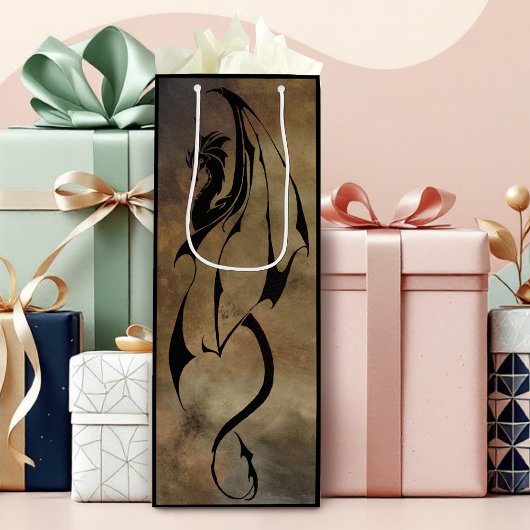 Stone Tile Dragon Wijn Cadeautas