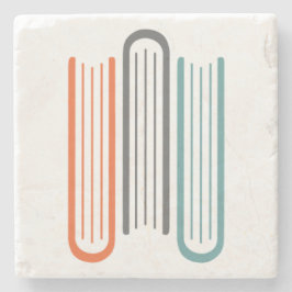 Stone Tile Onderzetter 3 Boeken WNBA Logo