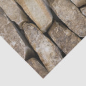 Stone Wall gestapelde Rocks Tissuepapier (Detail)