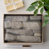 Stone Wall gestapelde Rocks Tissuepapier (Geschenk)