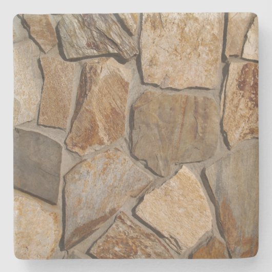 Stone Wall texture, Square onderzetter (Voorkant)