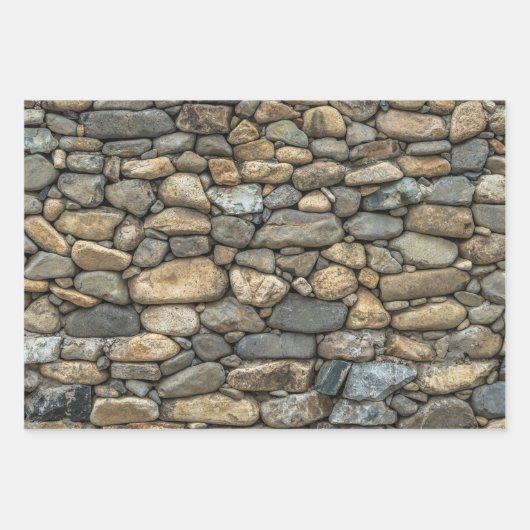 Stone Wall Texture Wrapping Paper (Voorkant)