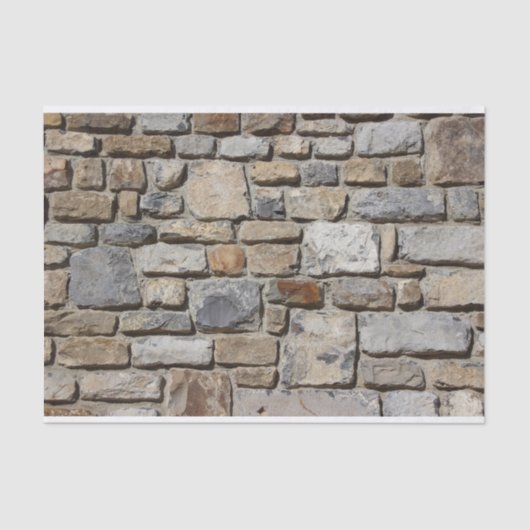 Stone Wall textuur Tissuepapier (Voorkant)