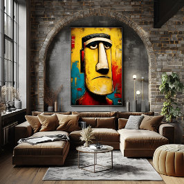 Stone Witness — Contemporary Abstract Expressionis Poster