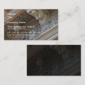 Stone work on building visitekaartje (Voorkant / Achterkant)