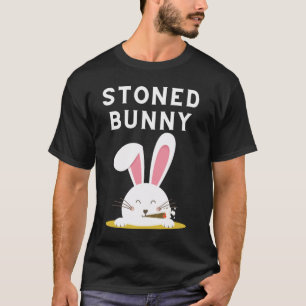 STONED BUNNYEASTER STONER Smart Successful Sto T-shirt