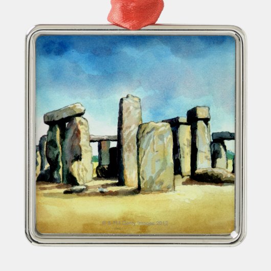 Stonehenge 2 metalen ornament (Voorkant)