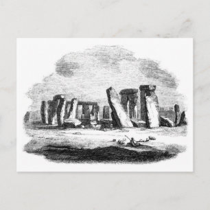 Stonehenge  art posctard briefkaart