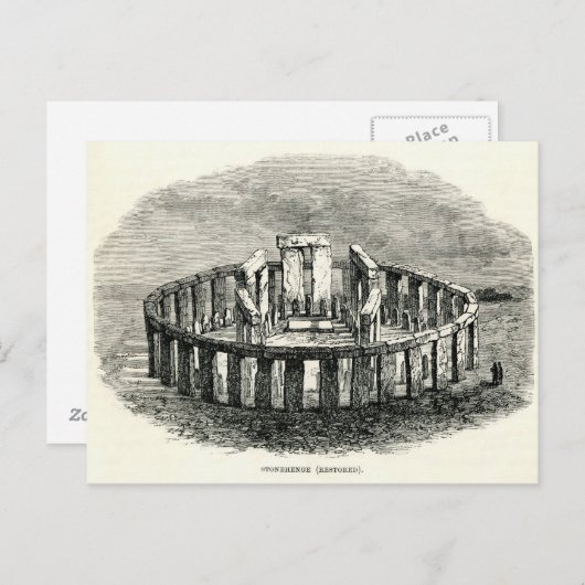 Stonehenge Briefkaart (Voorkant / Achterkant)