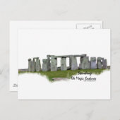 Stonehenge Briefkaart (Voorkant / Achterkant)