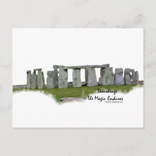 Stonehenge Briefkaart (Voorkant)