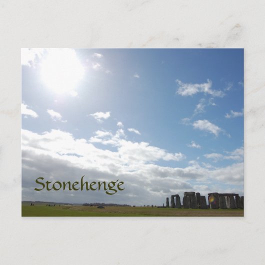 Stonehenge Briefkaart (Voorkant)