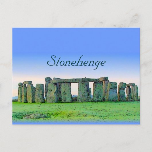 Stonehenge Briefkaart (Voorkant)