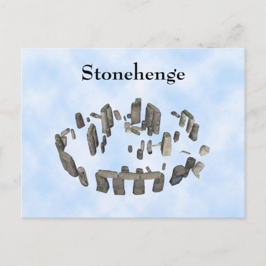 Stonehenge: Briefkaart (Voorkant)