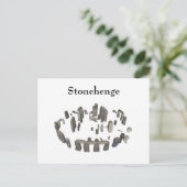 Stonehenge : Carte postale (Debout devant)