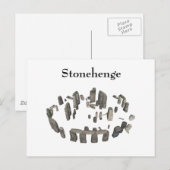 Stonehenge : Carte postale (Devant / Derrière)