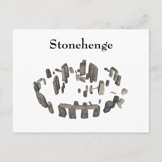 Stonehenge : Carte postale (Devant)
