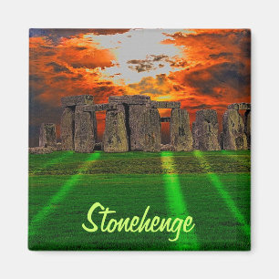 Stonehenge Celtic Standing Stones in Brittannië Magneet