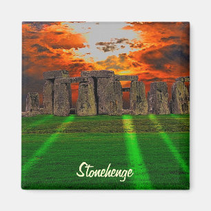 Stonehenge Celtic Standing Stones in Brittannië Magneet