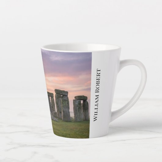 Stonehenge England Ancient Stone Circle Latte Mok (Rechts)