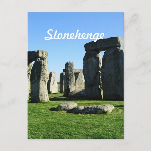 Stonehenge England Briefkaart (Voorkant)