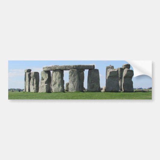Stonehenge England Foto Bumpersticker (Voorkant)